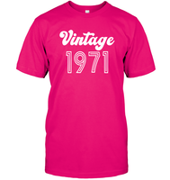 1971 Retro Vintage Birth Year Blast Unisex Short Sleeve Classic Tee