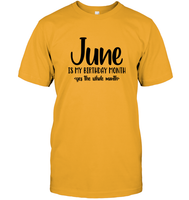 June Birthday Month Unisex Short Sleeve Classic Tee