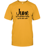 June Birthday Month Unisex Short Sleeve Classic Tee