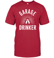 Garage Drinker Shirt Unisex Long Sleeve Classic Tee