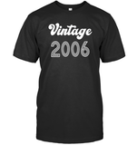 2006 Retro Vintage Birth Year Blast Unisex Short Sleeve Classic Tee