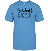 Baseball Mom Shirt Unisex Short Sleeve Classic Tee With Baseball Stripes