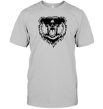 Cool Angry Grizzly Bear Shirt Unisex Short Sleeve Classic Tee