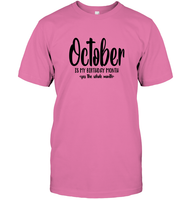 October Birthday Month Unisex Short Sleeve Classic Tee