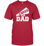 Cheer Dad With Megaphone Unisex Short Sleeve Classic Tee