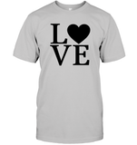 Love Letters With Heart Valentine's Day Unisex Short Sleeve Classic Tee