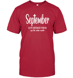 September Birthday Month Unisex Short Sleeve Classic Tee