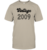 2009 Retro Vintage Birth Year Blast Unisex Short Sleeve Classic Tee
