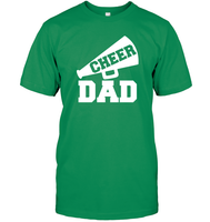 Cheer Dad With Megaphone Unisex Short Sleeve Classic Tee