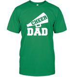 Cheer Dad With Megaphone Unisex Short Sleeve Classic Tee