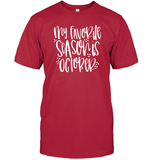 My Favorite Season Is October Shirt – Celebrate Spooky Season in Style Unisex Short Sleeve Classic Tee