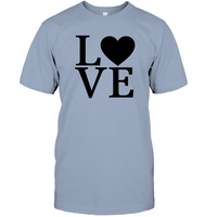 Love Letters With Heart Valentine's Day Unisex Short Sleeve Classic Tee