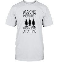 Making Memories One Campsite At A Time Unisex Short Sleeve Classic Tee