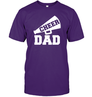 Cheer Dad With Megaphone Unisex Short Sleeve Classic Tee