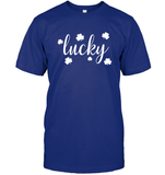 Lucky St Patrick's Day Shirt Unisex Short Sleeve Classic Tee