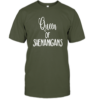 Queen of Shenanigans St Patrick's Day Shirt Unisex Short Sleeve Classic Tee