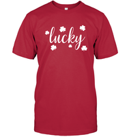 Lucky St Patrick's Day Shirt Unisex Short Sleeve Classic Tee
