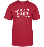 Lucky St Patrick's Day Shirt Unisex Short Sleeve Classic Tee