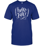 Hello Fall Shirt – Welcome the Coziest Season Unisex Short Sleeve Classic Tee
