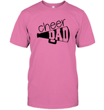Cheer Dad With Megaphone Unisex Short Sleeve Classic Tee