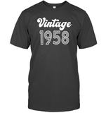1958 Retro Vintage Birth Year Blast Unisex Short Sleeve Classic Tee