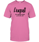 August Birthday Month Unisex Short Sleeve Classic Tee