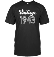 1943 Retro Vintage Birth Year Blast Unisex Short Sleeve Classic Tee