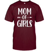 Mom Of Girls Family Shirt Unisex Short Sleeve Classic Tee