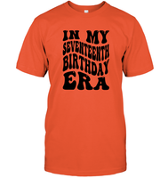 In My Seventeenth Birthday Era Birthday Shirt Unisex Short Sleeve Classic Tee
