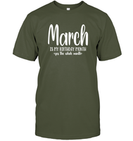 March Birthday Month Unisex Short Sleeve Classic Tee