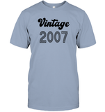 2007 Retro Vintage Birth Year Blast Unisex Short Sleeve Classic Tee