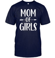 Mom Of Girls Family Shirt Unisex Short Sleeve Classic Tee