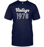 1978 Retro Vintage Birth Year Blast Unisex Short Sleeve Classic Tee
