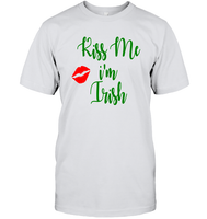 Kiss Me, I'm Irish St Patrick's Day Shirt Unisex Short Sleeve Classic Tee