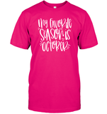 My Favorite Season Is October Shirt – Celebrate Spooky Season in Style Unisex Short Sleeve Classic Tee