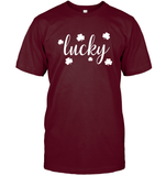 Lucky St Patrick's Day Shirt Unisex Short Sleeve Classic Tee