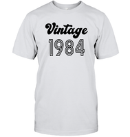 1984 Retro Vintage Birth Year Blast Unisex Short Sleeve Classic Tee