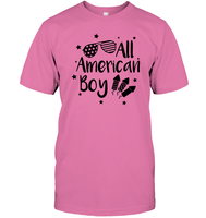 All American Boy 4th Of July Shirt Unisex Short Sleeve Classic Tee