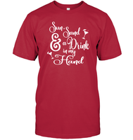 Sun Sand & A Drink In My Hand Bachelorette Shirt For Women