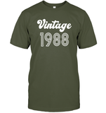 1988 Retro Vintage Birth Year Blast Unisex Short Sleeve Classic Tee
