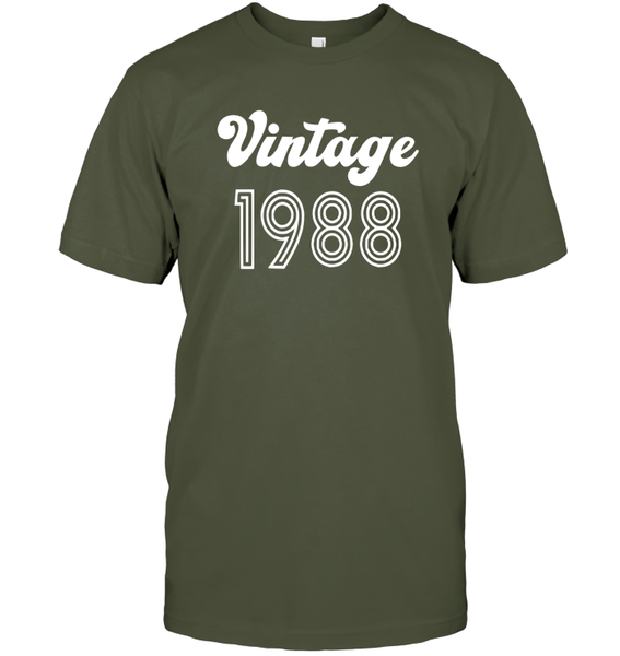 1988 Retro Vintage Birth Year Blast Unisex Short Sleeve Classic Tee