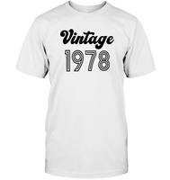 1978 Retro Vintage Birth Year Blast Unisex Short Sleeve Classic Tee