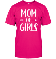 Mom Of Girls Family Shirt Unisex Short Sleeve Classic Tee