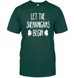 Let The Shenanigans Begin St Patrick's Day Shirt Unisex Short Sleeve Classic Tee