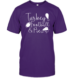 Turkey, Football & Pie Oh My Shirt – The Ultimate Fall Trio Unisex Short Sleeve Classic Tee