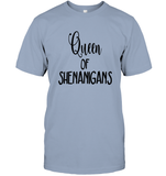 Queen of Shenanigans St Patrick's Day Shirt Unisex Short Sleeve Classic Tee
