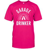 Garage Drinker Shirt Unisex Long Sleeve Classic Tee