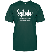 September Birthday Month Unisex Short Sleeve Classic Tee