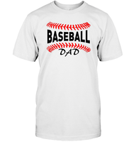 Baseball Dad Shirt, Long Sleeve, Hoodie, and Sweatshirt With Baseball Stripes