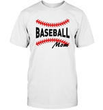 Baseball Mom Shirt, Long Sleeve, Hoodie, and Sweatshirt With Baseball Stripes